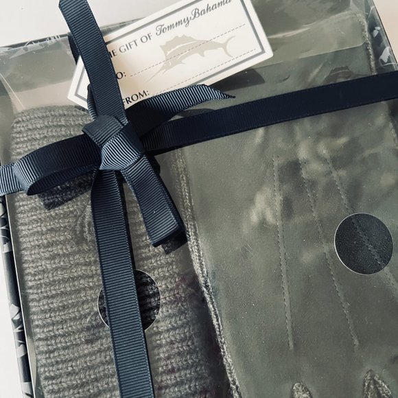 TOMMY BAHAMA Men's Hat & Glove Boxed Set NIB - Picture 4 of 6